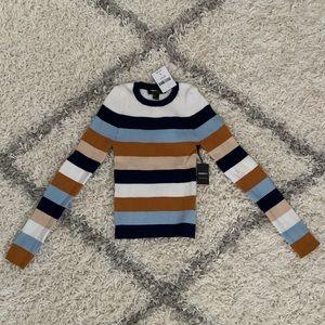 F21 Striped Sweater